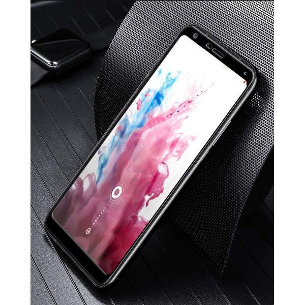 Wholesale LG Stylo 5 Full Tempered Glass Screen Protector Case Friendly (Black Edge)